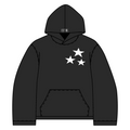 Black Extraterrestrial Star Hoodie