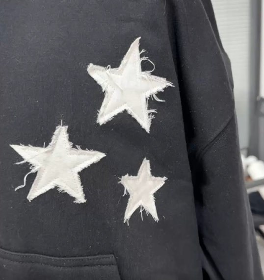 Black Extraterrestrial Star Hoodie